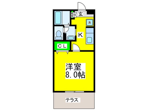 ナイスフォア田出井の物件間取画像